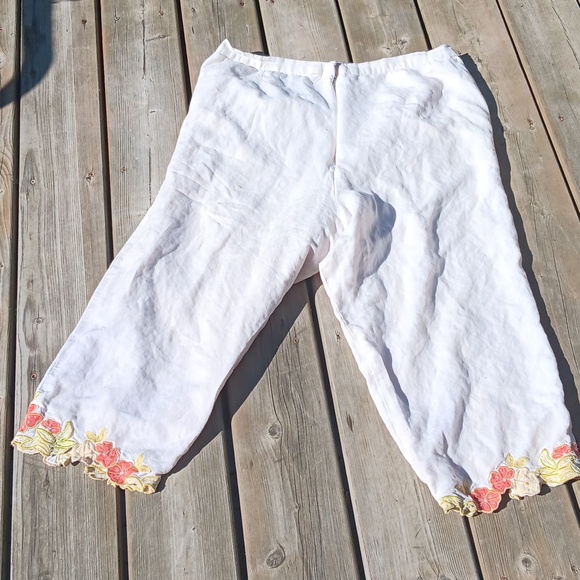 Linen blend capris - Picture 5 of 9